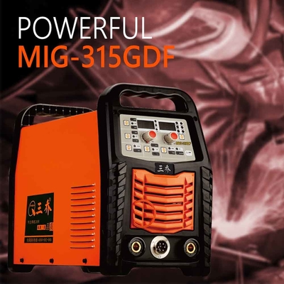 IGBT Inverter 315A Co2 MIG Welding Machine Double Pulse With 15KG Wire Spool