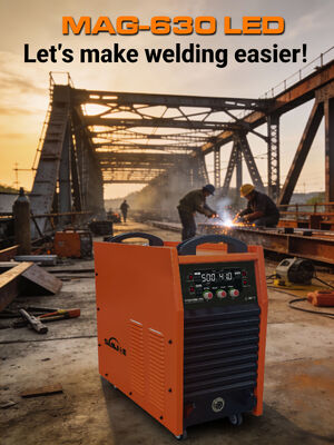 Compact and Powerful MIG Welder 24.7KVA Rated Input Power 605x310x595mm Machine Size