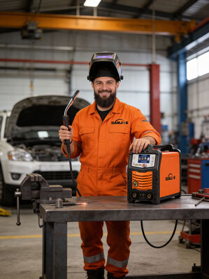 200A MIG Welding Machine IGBT Inverter LCD Display Pulse Gas Shielded Welding Machine