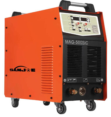 Industrial 500A MIG Welding Machine with SiC Inverter Technology and Flux+Gas Welding Capability